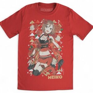My Hero Academia × Hatsune Miku Anime T-Shirt – Red – Size Large – New Sealed